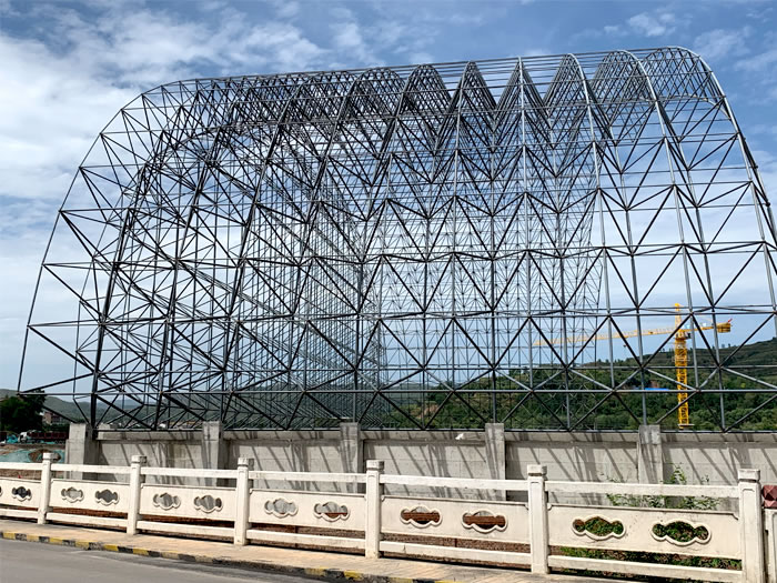 福安山寨矿储煤棚网架